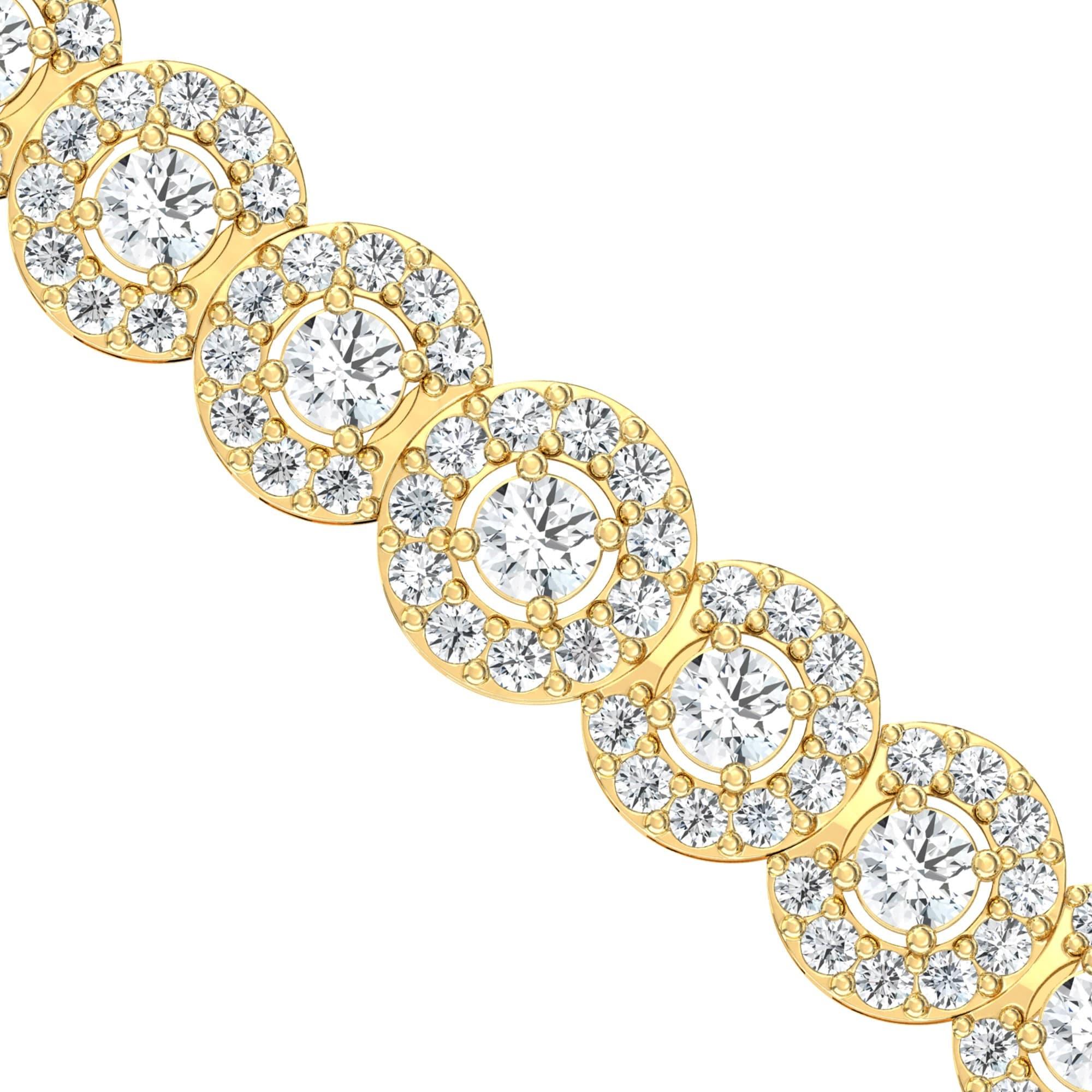 10kt 14kt 18kt Rose Gold Cut Bracelet, Yellow/White Personalized Bracelet - GeumJewels