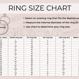 Unique Rose Gold Ring, Real Diamond Proposal Ring,10kt 14kt 18kt White/Yellow Gold Jewelry - GeumJewels