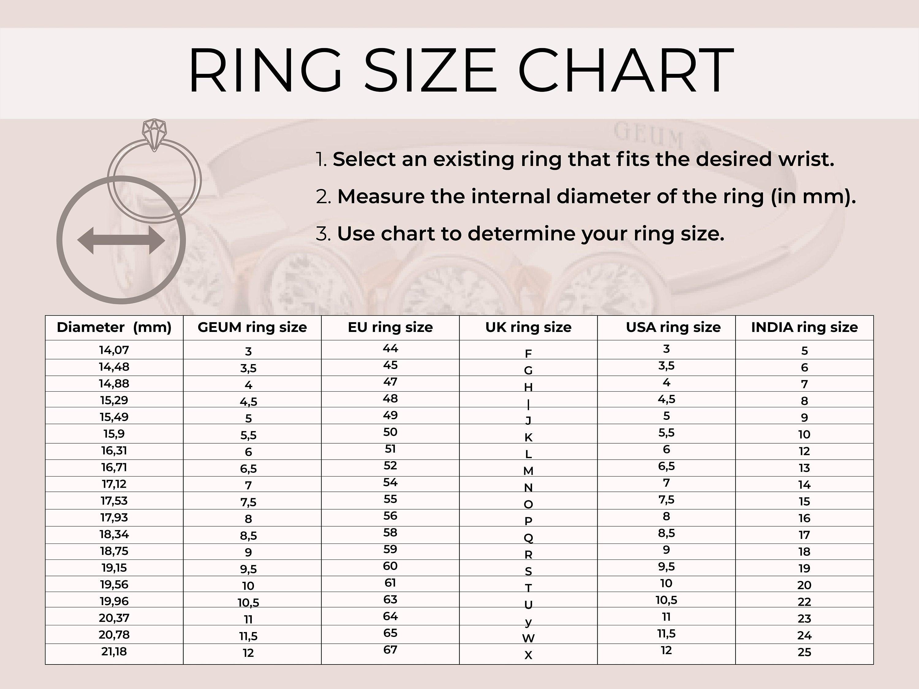 Unique Rose Gold Ring, Real Diamond Proposal Ring,10kt 14kt 18kt White/Yellow Gold Jewelry - GeumJewels