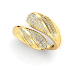 Real Diamond Designer Ring, Rose Gold Diamond Ring for Engagement, Handmade Diamond Gold Jewelry - GeumJewels
