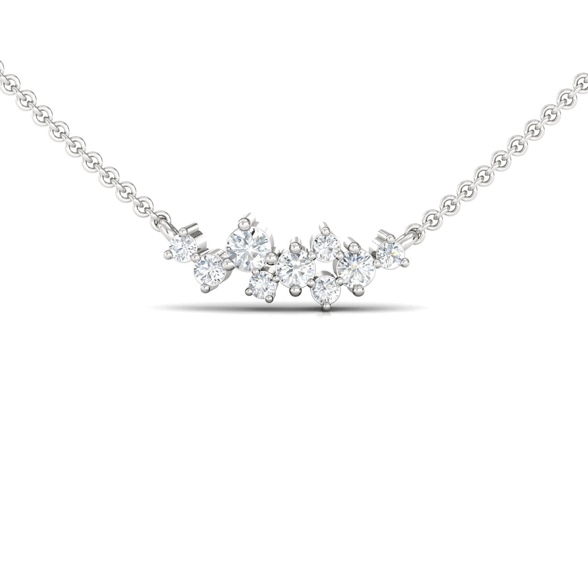 S. Kashi Rose & White Gold Diamond Pendant & Chain .52 tcw. - Golden Karat  Jewelers