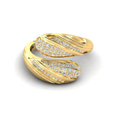 Real Diamond Designer Ring, Rose Gold Diamond Ring for Engagement, Handmade Diamond Gold Jewelry - GeumJewels
