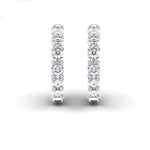 10kt 14kt 18kt Yellow/White Rose Gold Designer Earrings, Handmade Diamond Gold Earrings, Elegant Diamond Earrings - GeumJewels