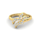 Unique Designer Aquarius Sign Gold Ring, Personalized Diamond Gold Jewelry, Aquarius Sign Diamond Ring - GeumJewels