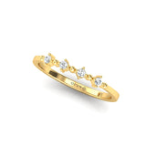 Dainty Distant Diamond Ring Band