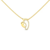 Diamond Foot Print Necklace, Baby Foot 14k Solid Gold Necklace, Baby Shower Gift