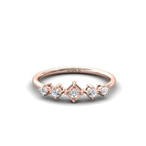 Dainty Fancy Shape Diamond Ring
