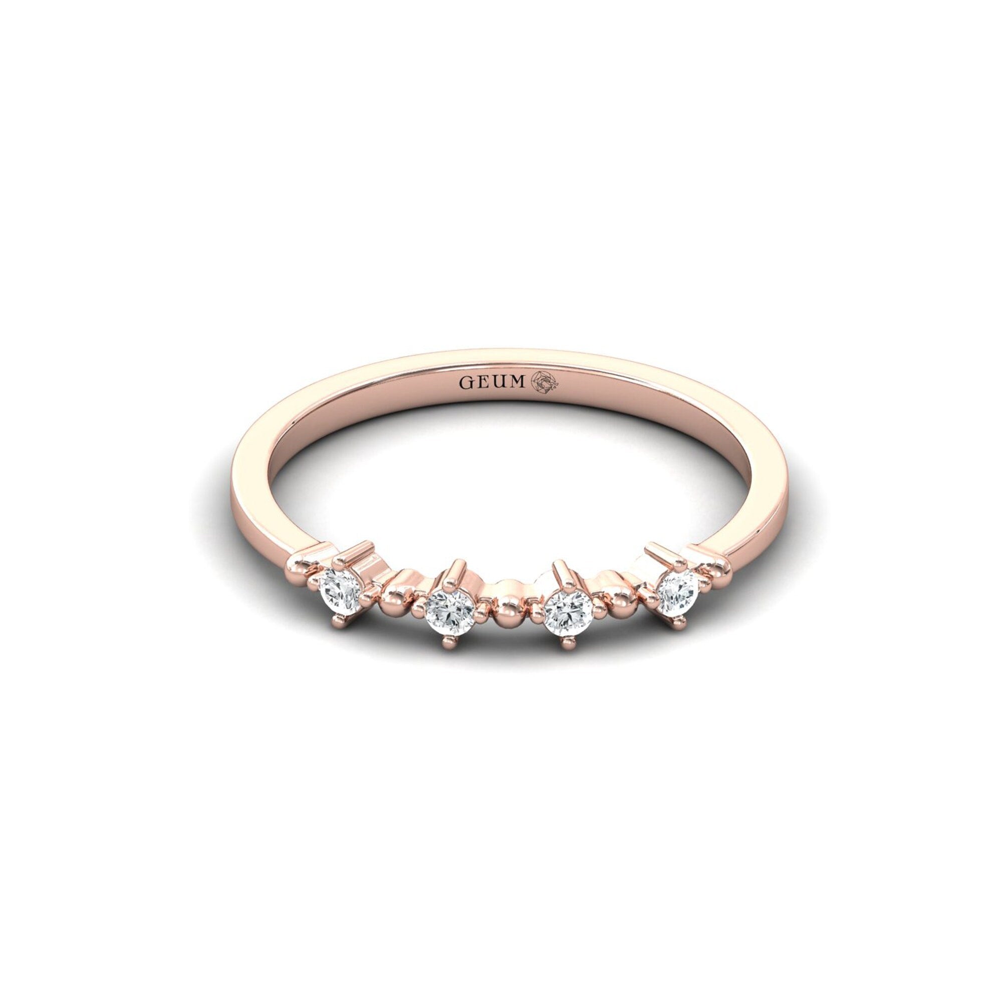 Dainty Distant Diamond Ring Band