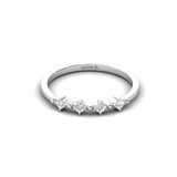 Dainty Distant Diamond Ring Band