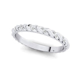 Alternate Diamond Dainty Eternity Ring Band