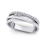 Diamond Wedding Band Ring, 14k Solid Yellow Gold, Birthday Gift, Wedding Jewelry, Anniversary Ring