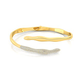 Diamond Cuff Bracelet,14k Solid Gold Custom Bracelet, Gift For Girlfriend, Graduation Gift